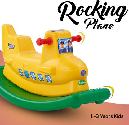 Baybee Airplane Toys For Baby Baby Rocking For Kids Toddlers Baby Rocking Toys For Kids Plastic Airplane Ride On Toy Rockers For Kids Rocker For Baby Airplane Toys For Kids Baby Rocking Chair For Kids Airplane Toys