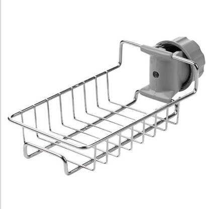 Giffy Stainless Steel Metal Faucet Storage Holder Sink Basket ...