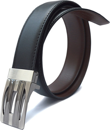 Men Black Genuine Leather Belt Price in 