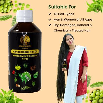 Kesh Regrowth Adivasi Herbal Hair Oil for Long & Strong Hair with Natural Herb Hair Oil for Men & Women for Hairfall/Damaged Hair, All Skin types Hair Oil - Price in India, Kesh Regrowth Adivasi Herbal Hair Oil for Long & Strong Hair with Natural Herb Hair Oil for Men & Women for Hairfall/Damaged Hair, All Skin types Hair Oil - Price in India,