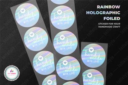 INFISTYLE LABELS HANDMADE WITH LOVE HOLOGRAPHIC Medium Self ...