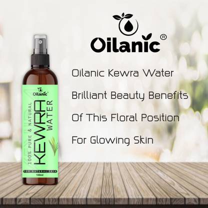 Oilanic Premium Kewra Water For Men & Women (100 ml) Men & Women