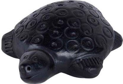 Handikart Black Pottery Clay Tortoise for Home Decor Decorative ...