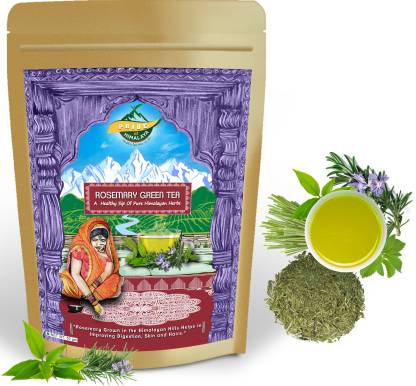 PRIDE OF HIMALAYA Rosemary Green Tea |Herbal green tea for hair growth and  skin glow