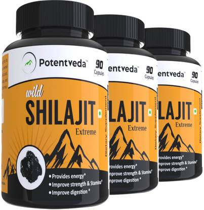 Potentveda Shilajit Extract Gold Standard 90 Capsules Pack Of 3 Price In India Buy Potentveda Shilajit Extract Gold Standard 90 Capsules Pack Of 3 Online At Flipkart Com