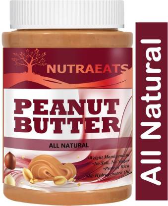 NutraEats Nutrition 100% All Natural Peanut Butter Advanced(126) 1 kg