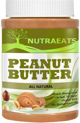 NutraEats Nutrition 100% Pure Peanut Butter | Natural Pro(44) 500 g