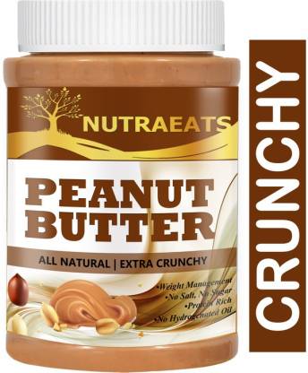 NutraEats Nutrition Peanut Butter (Crunchy) Premium(95) 450 g