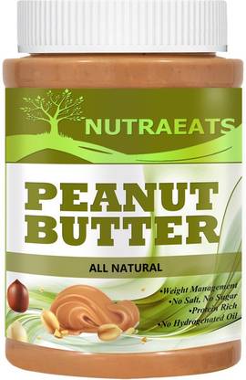 NutraEats Nutrition 100% Pure Peanut Butter | Natural (68) 480 g