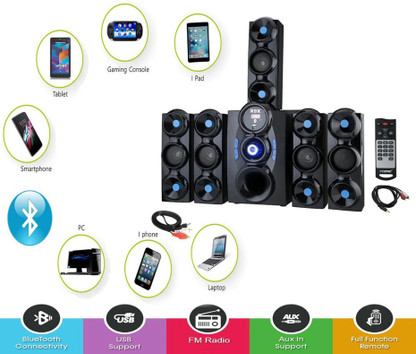 Buy X9X HI BASS SOUND SYSTEM (5.1 