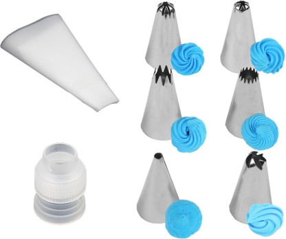 12Pcs/Set Russian Large Piping Tips Set Baking Supplies Tulip Flower Icing Nozzles Fondant Cakes Cupcakes Pastries Decorating Set-The Worlds First 