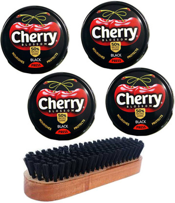 Press Wax Polish 4X40g With Shoe Brush