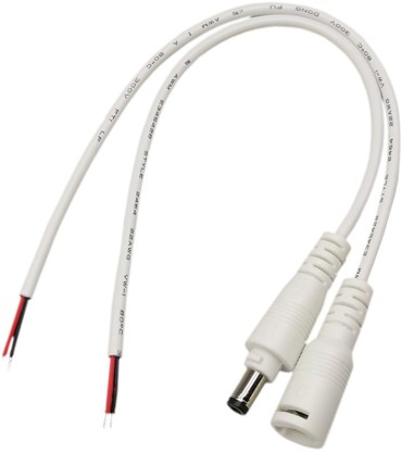 Baoblaze Cable de Alimentación de CC de 2.1 mm x 5.5 mm Complimentos Extensión Macho a Hembra Estándar DC5521 