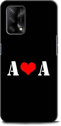 Afterglow Back Cover For Oppo F19 A A A Loves A Name Letter Alphabet Love Hart Afterglow Flipkart Com