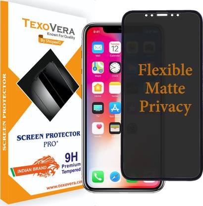 Texovera Edge To Edge Tempered Glass For Iphone 12 Mini Matte Ceramic Privacy Flexible Texovera Flipkart Com