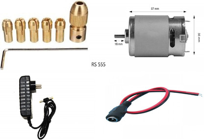 TECHWIZ 555 DC Motor High Speed with 
