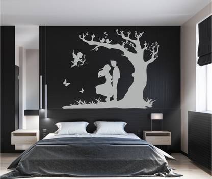 Large MINI DECOR - Romantic Lovely Couple Wall Decoration Vinayl Sticker