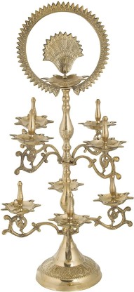 diya stand brass