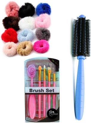 TUPELO Combo set of 5 best quality ossam make up brushes with beauty blender brush (set TUPELO Combo set of 5 best quality ossam make up brushes with beauty blender brush (set