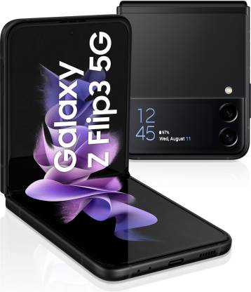 [Use Card] SAMSUNG Galaxy Z Flip3 5G (Phantom Black, 128 GB)  (8 GB RAM)