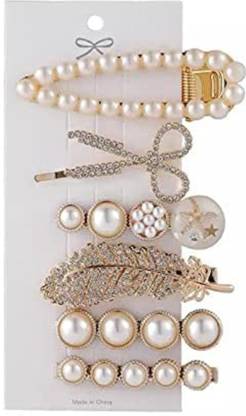 Bajirao Women white stone feather pearl hair clip Hair Clip Price in India - Buy Bajirao Women white stone feather pearl hair clip Hair Clip online at Bajirao Women white stone feather pearl hair clip Hair Clip Price in India - Buy Bajirao Women white stone feather pearl hair clip Hair Clip online at