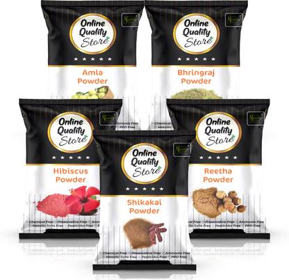Online Quality Store Amla Reetha Shikakai Bhringraj 