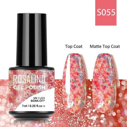 ROSALIND Gel Nail Polish Glitter Diamond Sequins UV Gel Varnish 7ML Soak Off DIY Nail Art Design Manicure Semi Permanent (RL-7ml-S055) RL-7ml-S055 - Price in India, Buy ROSALIND Gel Nail Polish Glitter ROSALIND Gel Nail Polish Glitter Diamond Sequins UV Gel Varnish 7ML Soak Off DIY Nail Art Design Manicure Semi Permanent (RL-7ml-S055) RL-7ml-S055 - Price in India, Buy ROSALIND Gel Nail Polish Glitter