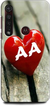 Indicraft Back Cover For Moto G8 Plus A A A Loves A Name Letter Alphabet Love Hart Blue Indicraft Flipkart Com