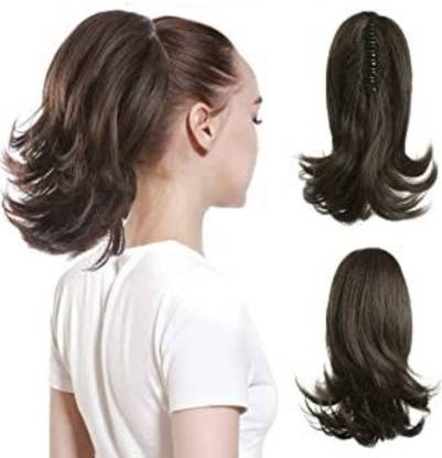 Alizz soft curly clutcher pony tail short Hair Extension Price in India -  Buy Alizz soft curly clutcher pony tail short Hair Extension online at  