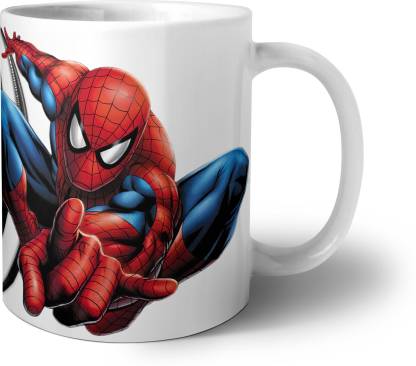MINT ART Spiderman Cartoon Best Suitable Gift for Kids Brother Sister Son  Daughter Boys Girls Hd Printed Microwave Safe Ceramic Coffee (350 ml)  Ceramic Coffee Mug Price in India - Buy MINT