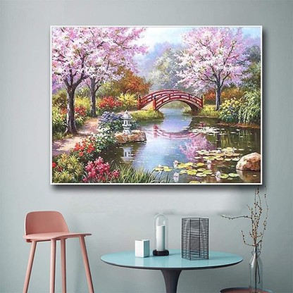 5D DIY Diamond Painting Kit Full Drill Crystal Embroidery Painting Cross Stitch Arts Crafts for Home Wall Decor 11.8 x 11.8 Inches Without Frame 