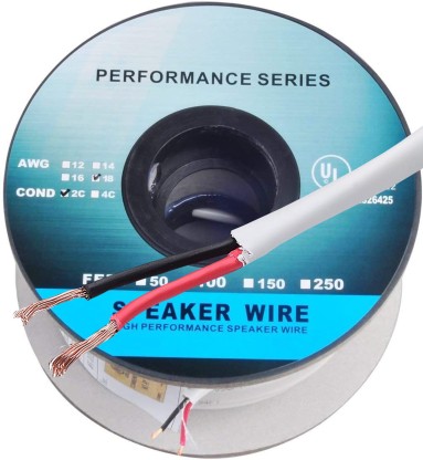 100 Feet 18 Awg ag Gauge Audio Speaker  Wire Cable 