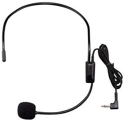 Neck Headset Microphone 3.5mm Head mic 