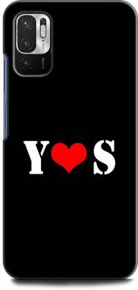 Afterglow Back Cover for Redmi Note 10T 5G Y S, Y LOVES S, NAME, LETTER,  ALPHABET, YS LOVE, HART - Afterglow : 