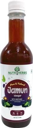 Nutriherbs Jamun Cider Vinegar With The Mother Supports Weight Management Nutrition Drink