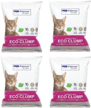 Petcrux Exclusive Scoopable Lavender and Lemon Eco C Petcrux Exclusive Scoopable Lavender and Lemon Eco C