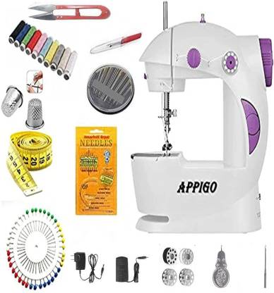 appigo 2021-Sewing Machine for Home Tailoring Use with Foot Pedal, Adapter and Sewing Kit Accessories - Multicolor Sewing Kit
