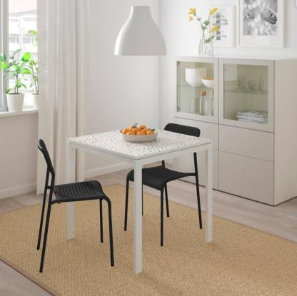 Ikea Tropical Metal 2 Seater Dining Set, Ikea Two Chair Dining Table
