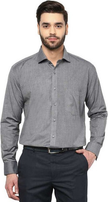 Men Solid Lounge Wear Grey Shirt Price 