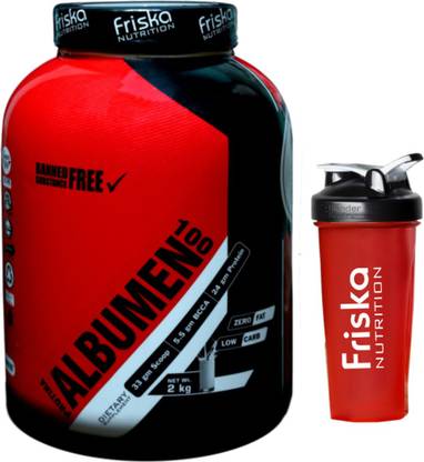 PRUTINA ALBUMEN 100 % Pure Egg Whites Protien Repairs & Builds Lean Muscle  with 0% Fat Low Carb Egg Protein