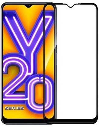 NKCASE Edge To Edge Tempered Glass for VivoY12s, VivoY20, VivoY20i, VivoY20g, VivoY20A