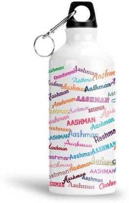 Furnish Fantasy Colorful Aluminium Sipper Bottle - Best Happy Birthday Gift for Kids , Aashman 600 ml Bottle