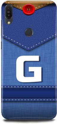 MS STYLISH Back Cover for ASUS Zenfone Max Pro M1, G NAME BACK COVER NAME WITH G G NAME G LETTER G G LETTER G ALPHABET