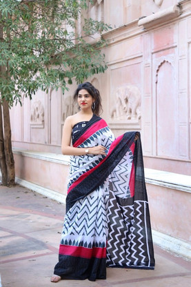 Printed Daily Wear Pure Cotton Saree 
