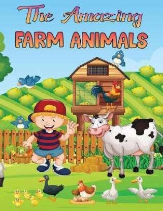 The Amazing Farm Animals Coloring Book for Kids: Buy The Amazing Farm  Animals Coloring Book for Kids by Fantasy Meg J at Low Price in India |  