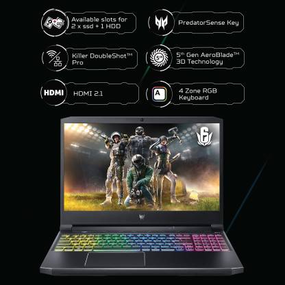 acer Predator Helios 300 Core i7 11th Gen - (16 GB/1 TB SSD/Windows 10 Home/6 GB Graphics/NVIDIA GeForce RTX 3060/165 Hz) ph315-54-78cp/ph315-54 Gaming Laptop