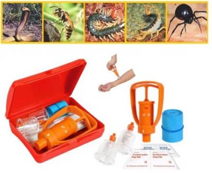 Livabit Venom Extractor Pump Snake Bite Sting CPR First Aid Safety Medic Kit 4x for sale online