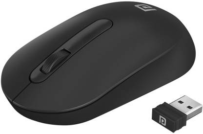 Portronics Toad 13 Wireless Optical Mouse  (2.4GHz Wireless, Black)