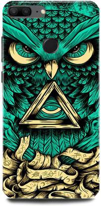 Rockyard Back Cover for Honor 9 Lite, OWL FUNNY OWL NIGHT WATCH ABEJ BEOGRAD TRIPPY OWL