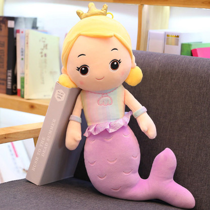 Mermaid doll soft toy clearance
